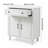 Retro Sideboard with Drawer and Double Doors Storage Cabinet for Living Room, Kitchen, or Entryway-1011312787