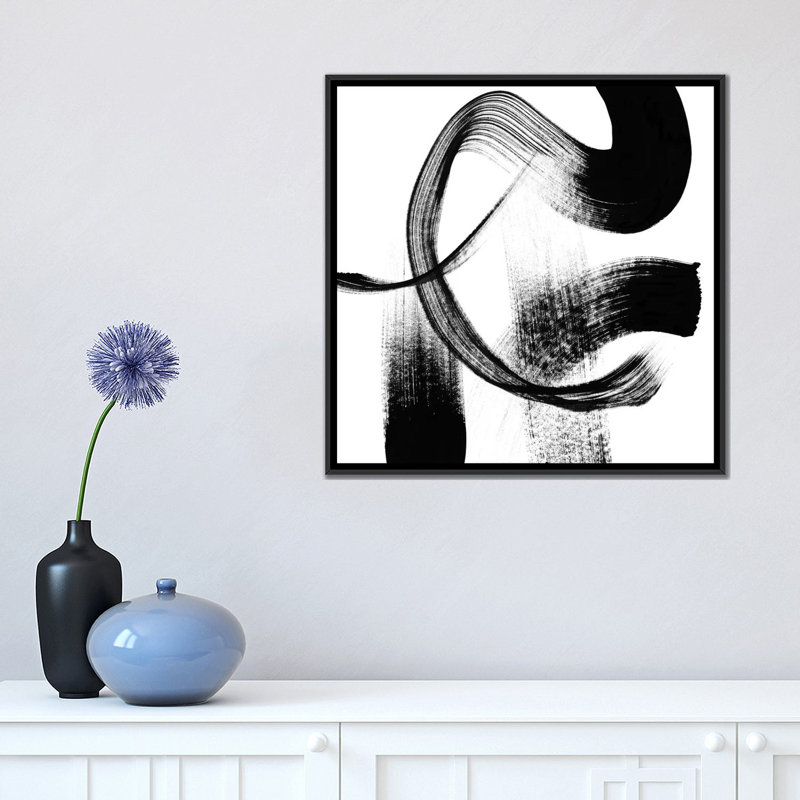 « playtime iii », reproduction sur toile, H 37 po x l 37 po x P 1,5 po, Toile avec cadre noir, Pas de tapis