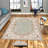 Luxurious Woven Area Rug, 5.9 x 9.2 ft, 100% Polyester, Antibacterial | Non-Slip PVC Felt Dot Underside, 0.3 in Pile Height | Machine Washable, 3D Digital Print, Perfect for Living Room & Bedroom Décor-252513027