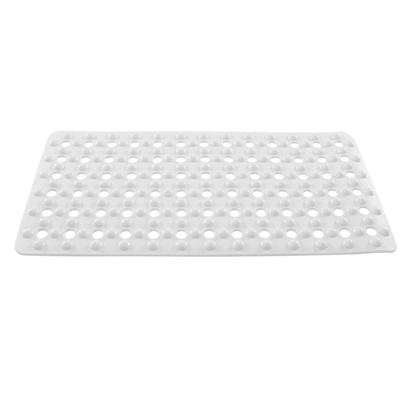 Tapis de bain antidérapant Bath Bliss, Blanc