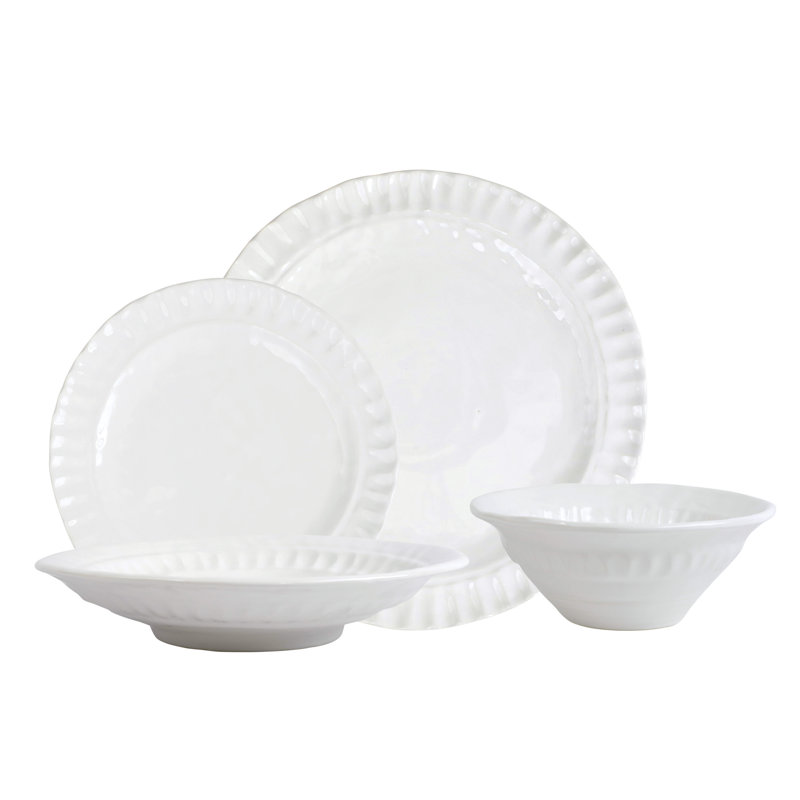 Pietra Serena Piece Handmade Stoneware Dinnerware Set