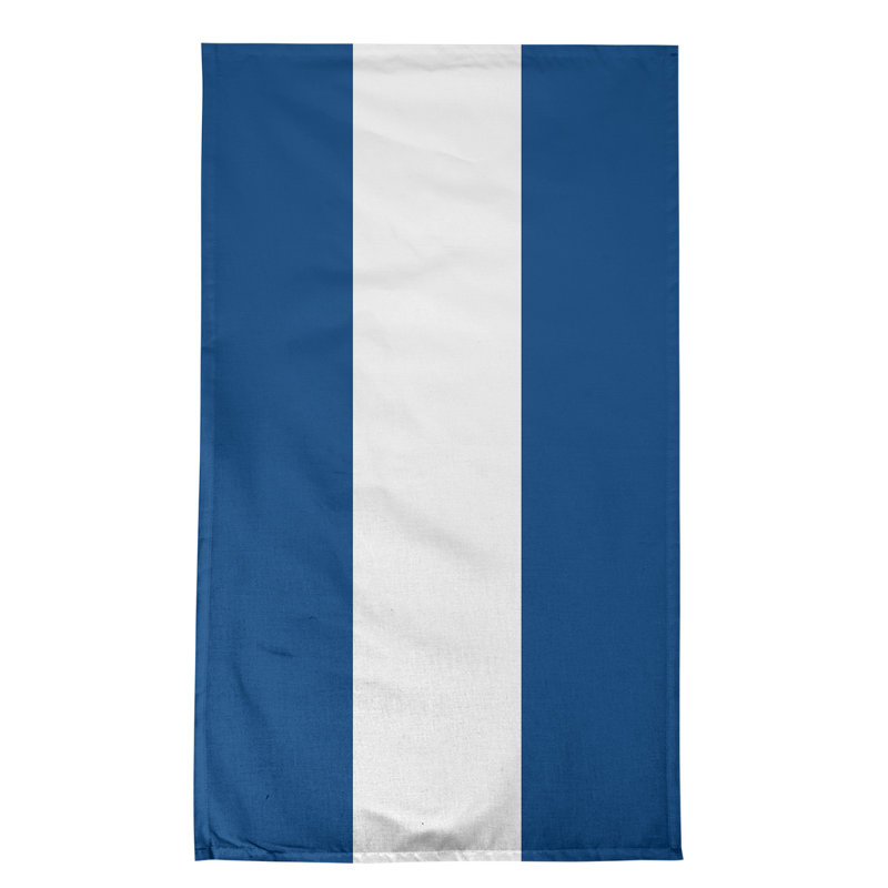 Anaheim Stripe Tea Towel Kitchen Towel, Poly Twill, Tampa Bay Blue/White/Tampa Bay Blue