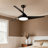 52 In. 3-Blade Smart Downrod Mount Standard Ceiling Fan With 3-Color Dimmable Led Light, Remote Control, Reversible Dc Motor-911409332-911409335