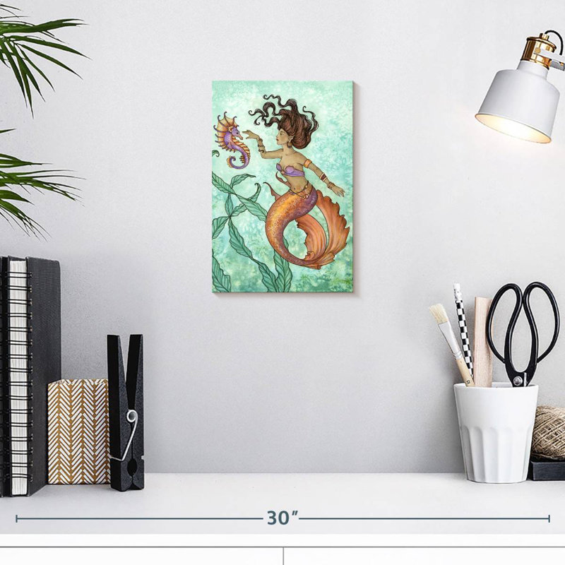 Kelan Shy Seahorse, H 12 po x l 8 po