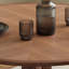 Table ronde simple en bois durable et simple en métal-1719593076