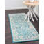 Tapis turquoise / gris Kalf-31820941