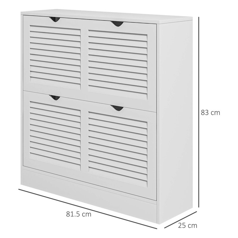 16 Pair Flip Down Shoe Storage