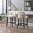 Karlia Upholstered Counter Stool with Solid Wood Frame-661027937-661027936