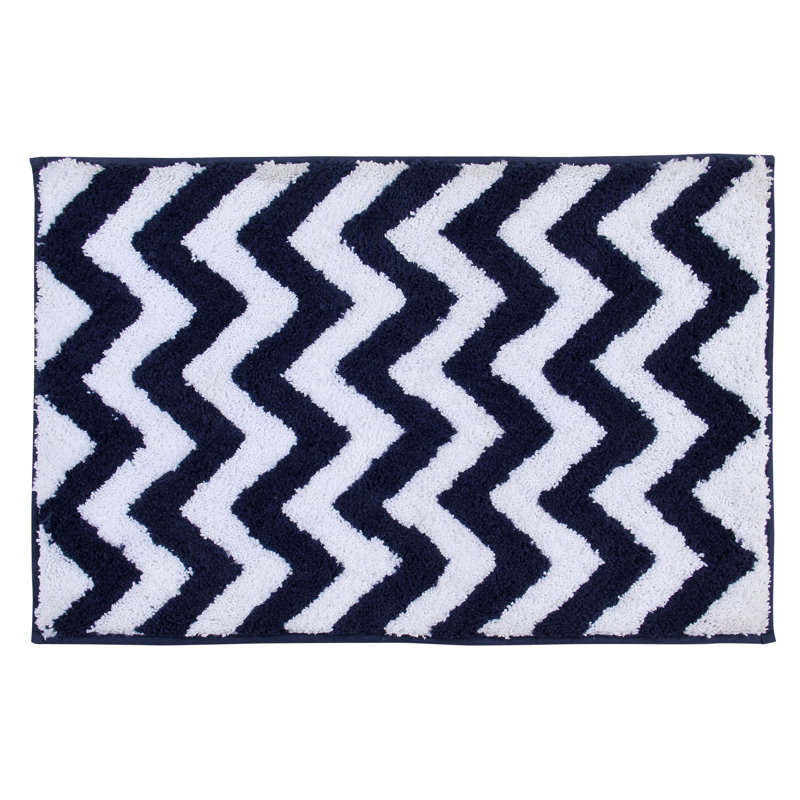Bath Rug, Navy, Rectangle 43cm x 61cm