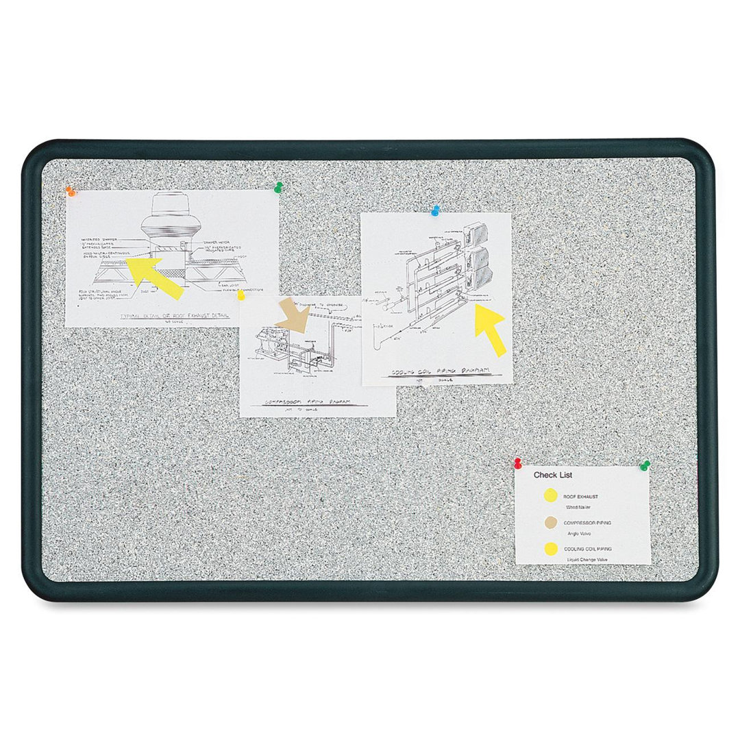 Wall Mounted Bulletin Board Quartet® 