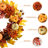 Faux Pumpkin & Gourds 24'' Wreath
