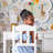 Avery Desk and Chair White
