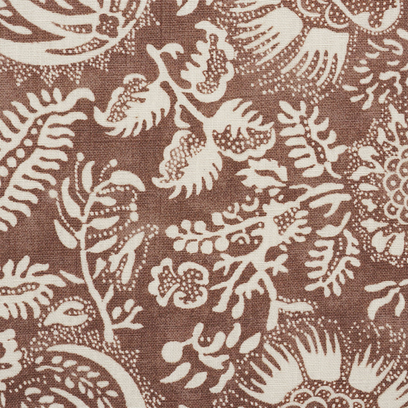 Pomegranate Print Fabric, Russet