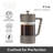 8 Cup Borosilicate French Press Coffee Maker (1 lt, 34 oz)