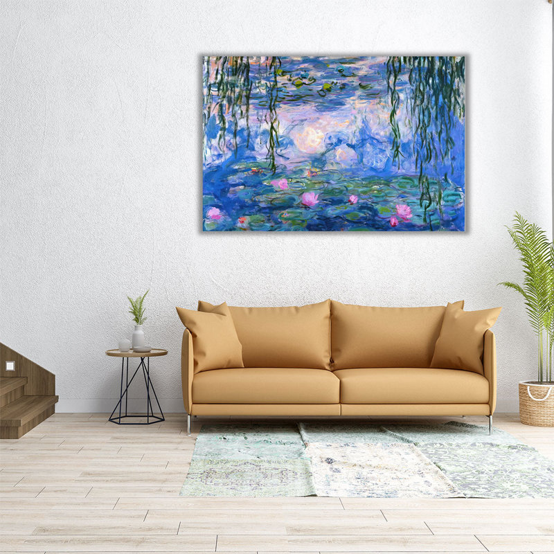 Nymphéas, 1916 - 1919, reproduction d'art sur toile, H 24 po x l 36 po