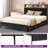 Naumann Upholstered Bookcase Storage Bed-932650332-930087539