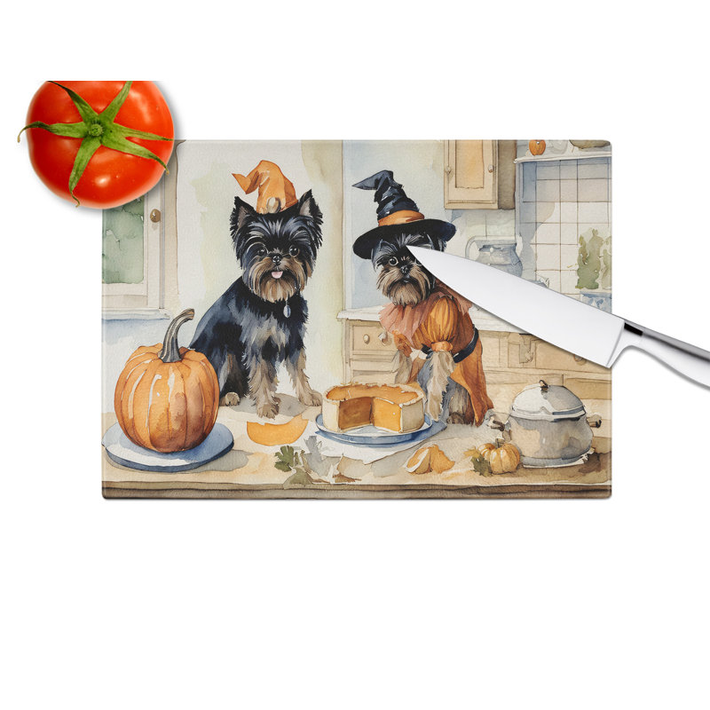 Planche à découper en verre Affenpinscher