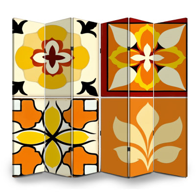 Paravent mexicain 6 panneaux paravent Royal Floral