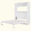 Lit escamotable mural avec tablettes Murphy