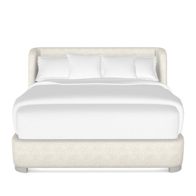 Tansy Upholstered Wingback Bed