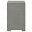 Table de chevet 2 tiroirs Pierce Grey-275065940