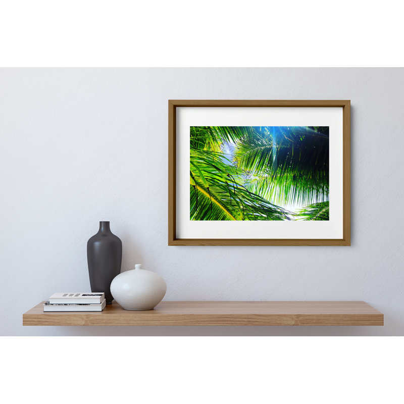 Light Breeze Print by Joseph Regan, Walnut, 14" H x 16" W x 0.75" D