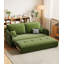 Canapé inclinable moderne en velours pour bébé et acier au carbone vert pour chambre et salon-1710314897