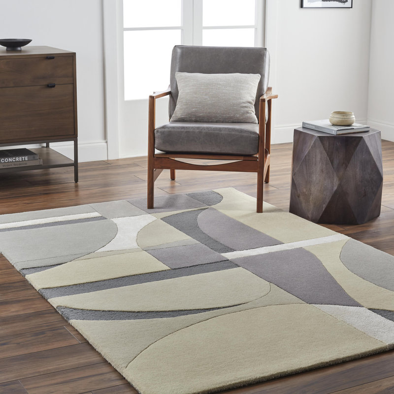 Mirijela Performance Abstract Indoor Rug, Rectangle 5' x 7'6"