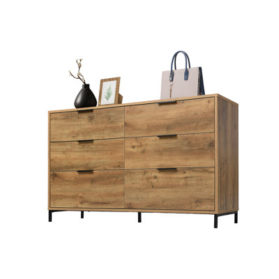 Iron 6 - Drawer Rectangle Accent Chest