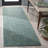 Lashica 101 Hand Tufted Imported Handspun Wool/Cotton No Pattern Indoor Use Only Rug in Light Blue/Beige-157834432
