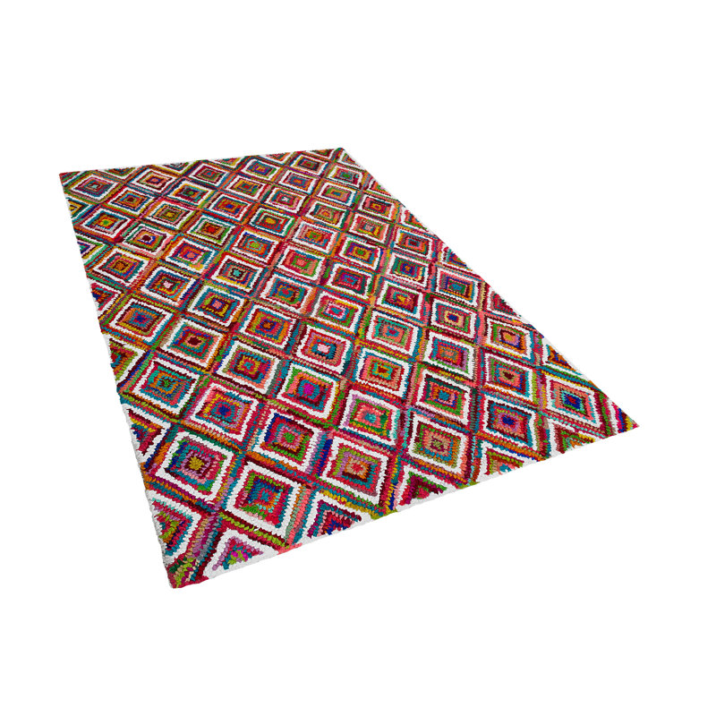 Cotton Hand Woven Area Rug, Rectangle 140 x 200cm