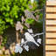 Recycled Iron Bird Silhouette Garden Art-112892724