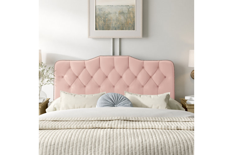 McCrory Velvet Upholstered Panel Headboard