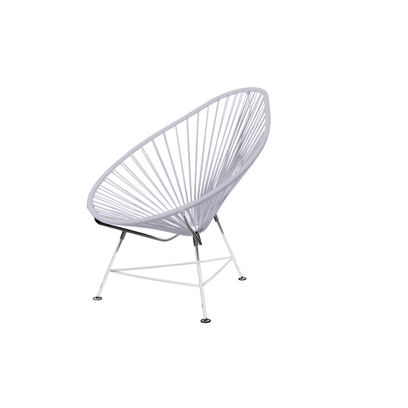 Chaise de jardin, Clair / Chrome