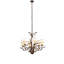 31" Wide Bordeaux 6 Light Chandelier
