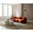 Yazgur 93.6" Curved Modern Upholstered Sofa-2128232942