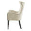 Fauteuil à oreilles capitonné Angelica