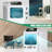 8000 BTU Portable Air Cooler with Built-in Dehumidifier and Remote Control