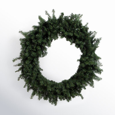 Artificial Canadian Pine Wreath Unlit