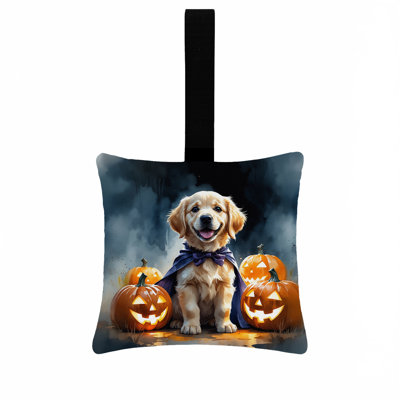 Ornement carré en tissu Golden Retriever 3,5 x 3,5