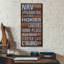  «Nrv Text» par Art Licensing Studio, art mural en verre acrylique, 12 po x 24 po-2121676499