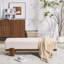 Banc rembourré en bois d'hévéa Modern-124244997