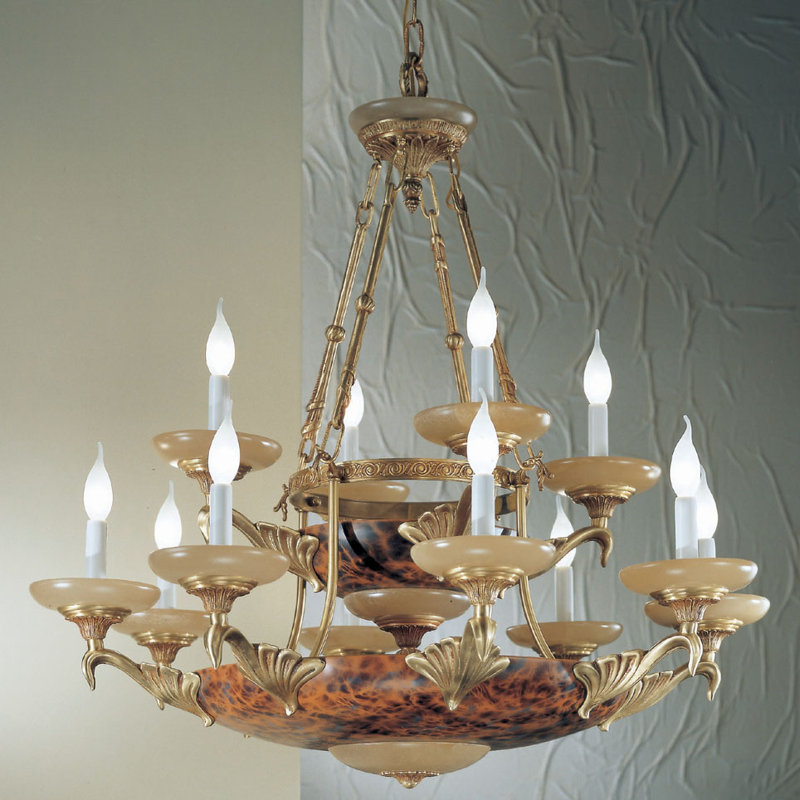 Queen Anne II 14 - Light Tiered Chandelier