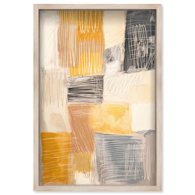 Oliver Gal Linework Labyrinth II Abstract - Luxury Shadowbox Framed Wall Art