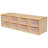 8 Compartment Manufactured Wood Cubby