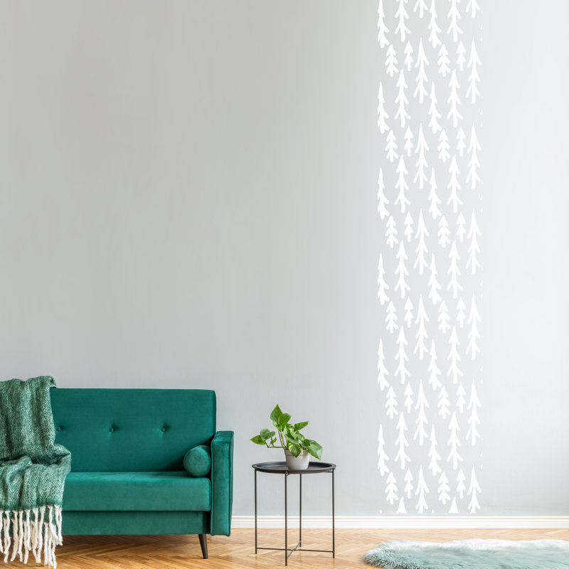 Non-Wall Damaging Wall Decal, White