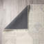 Tapis géométrique blanc / gris en laine tissé à la machine 5 pi x 8 pi-990893540