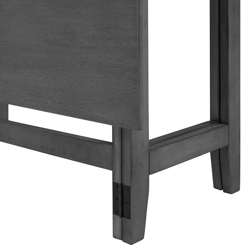 Table de salle à manger extensible Farmhouse, Gray