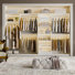 Abbigael 119.4" W Walk In Closet System with 9 Shelves