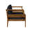 4-Piece 4-Person Solid Acacia Wood Outdoor Seating Group